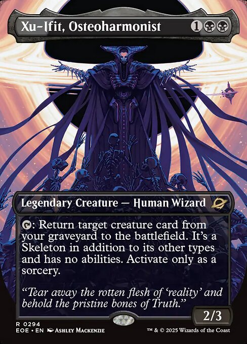 Xu-Ifit, Osteoharmonist (294) - BORDERLESS - FULL ART (Foil) - Edge of Eternities - Game On