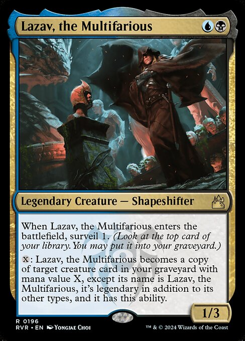 Lazav, the Multifarious (196) (Foil) - Ravnica Remastered - Game On