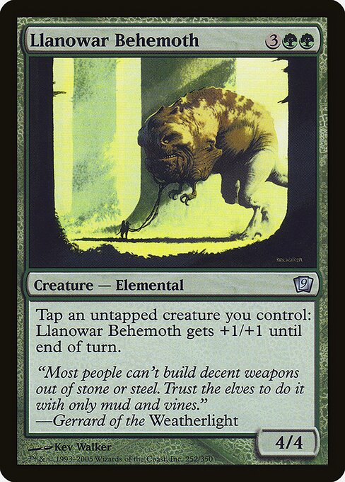 Llanowar Behemoth (252★) - Ninth Edition - Game On