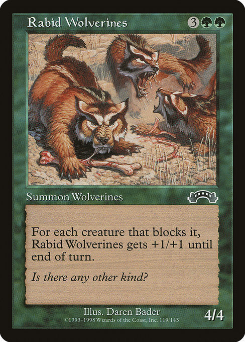 Rabid Wolverines (119) - Exodus - Game On