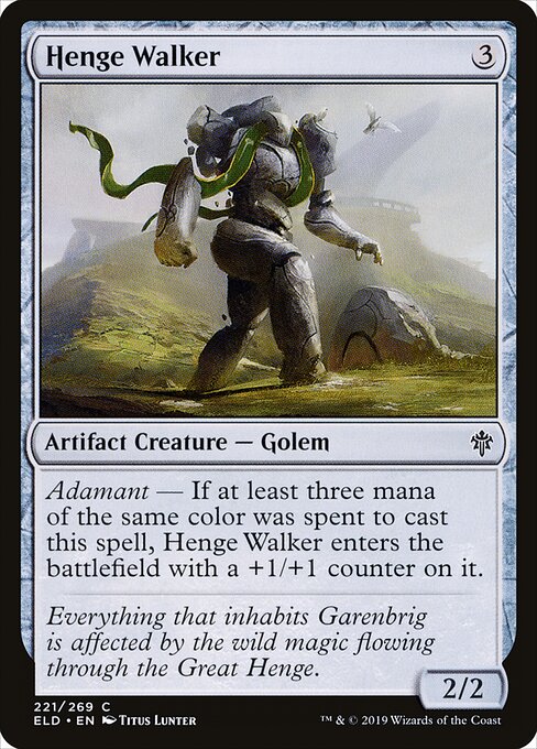 Henge Walker (221) (Foil) - Throne of Eldraine - Game On