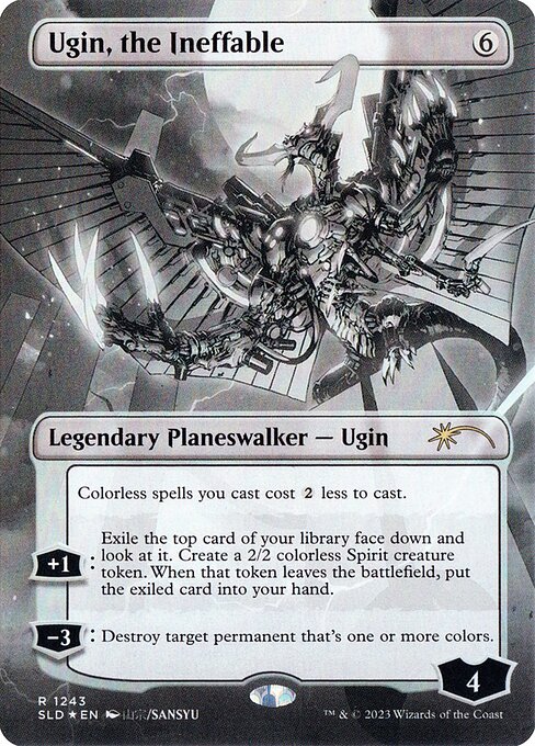 Ugin, the Ineffable (1243) - BORDERLESS - FULL ART (Foil) - Secret Lair Drop - Game On