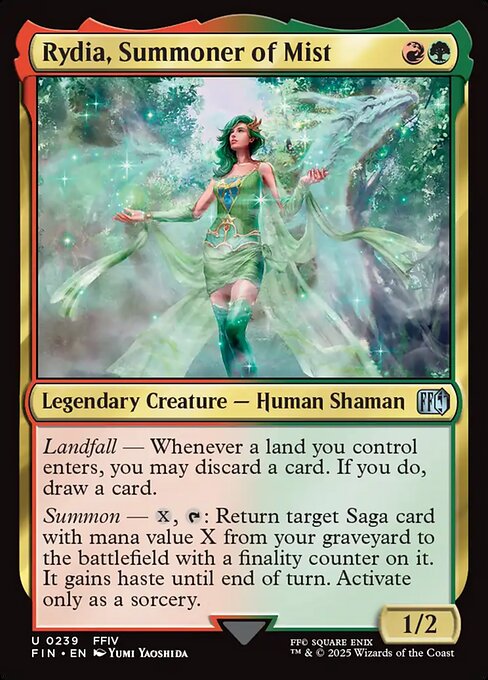 Rydia, Summoner of Mist (239) (Foil) - Final Fantasy - Game On