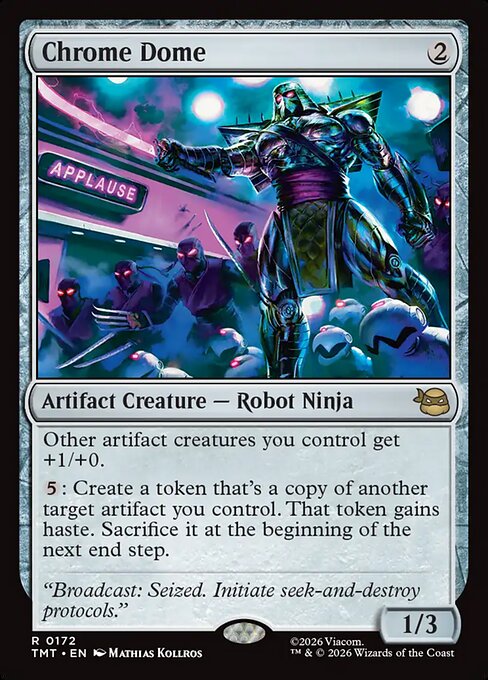 Chrome Dome (172) (Foil) - Teenage Mutant Ninja Turtles - Game On