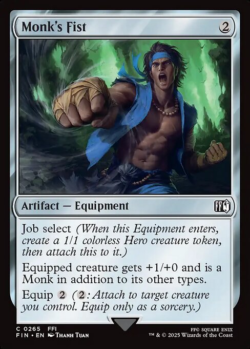Monk's Fist (265) (Foil) - Final Fantasy - Game On