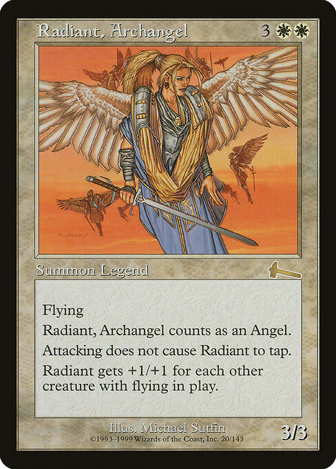 Radiant, Archangel (20) - Urza's Legacy - Game On