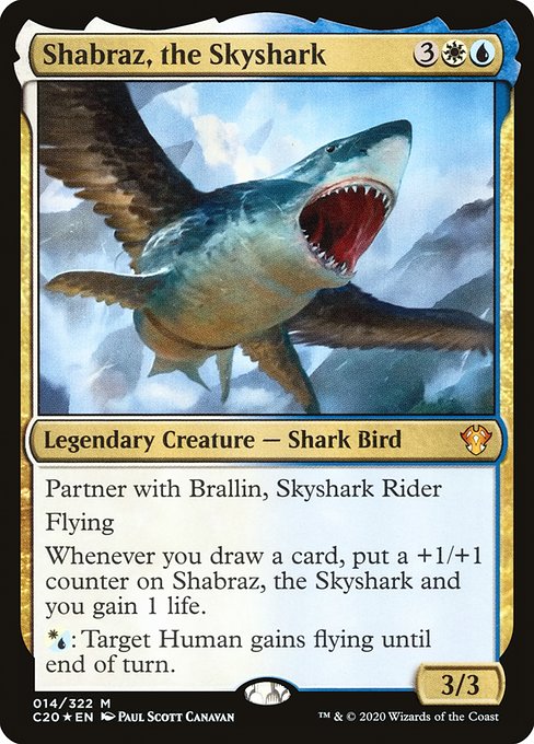 Shabraz, the Skyshark (14) (Foil) - Commander 2020 - Game On