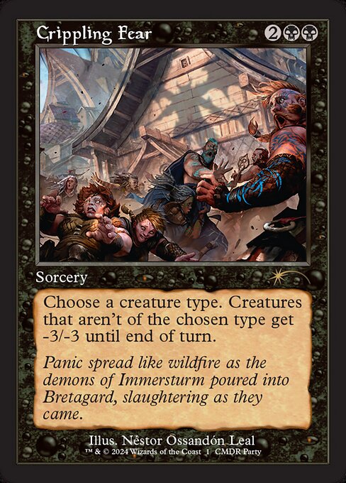 Crippling Fear (17) (Foil) - Wizards Play Network 2024 - Game On