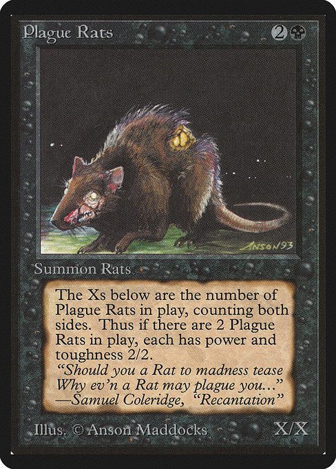 Plague Rats (122) - Limited Edition Beta - Game On