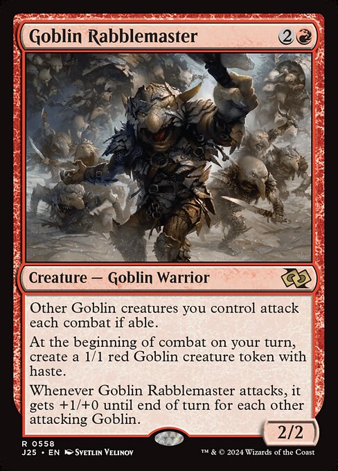 Goblin Rabblemaster (558) - Foundations Jumpstart - Game On