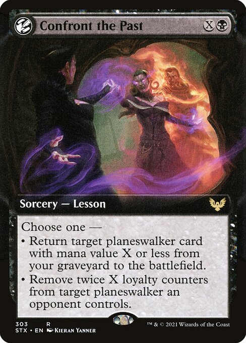 Confront the Past (303) - EXTENDED ART (Foil) - Strixhaven: School of Mages - Game On