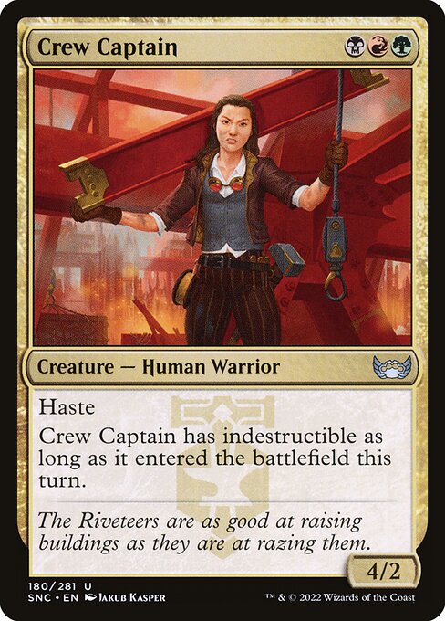 Crew Captain (180) (Foil) - Streets of New Capenna - Game On