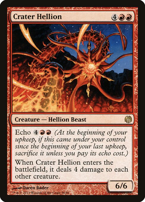 Crater Hellion (56) - Duel Decks: Heroes vs. Monsters - Game On