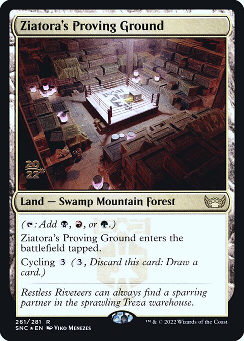 Ziatora's Proving Ground (261s) (Foil) - Streets of New Capenna Promos - Game On