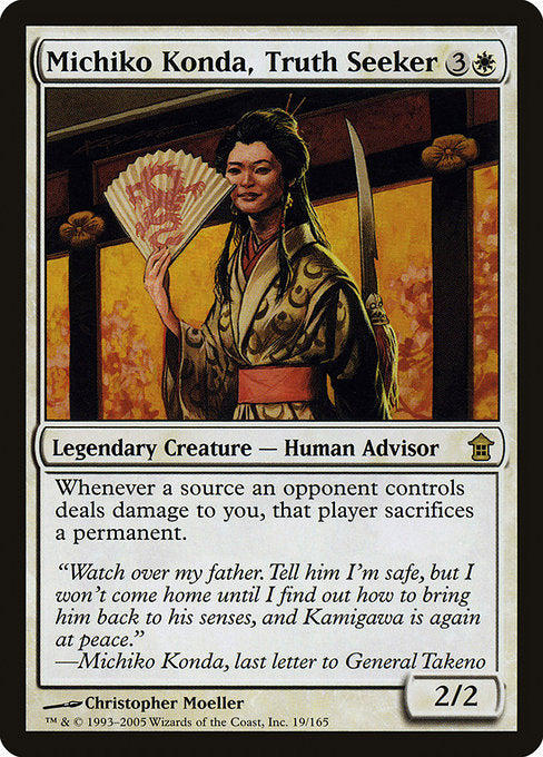 Michiko Konda, Truth Seeker (19) - Saviors of Kamigawa - Game On