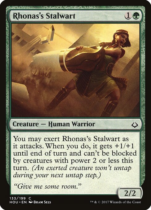 Rhonas's Stalwart (133) (Foil) - Hour of Devastation - Game On