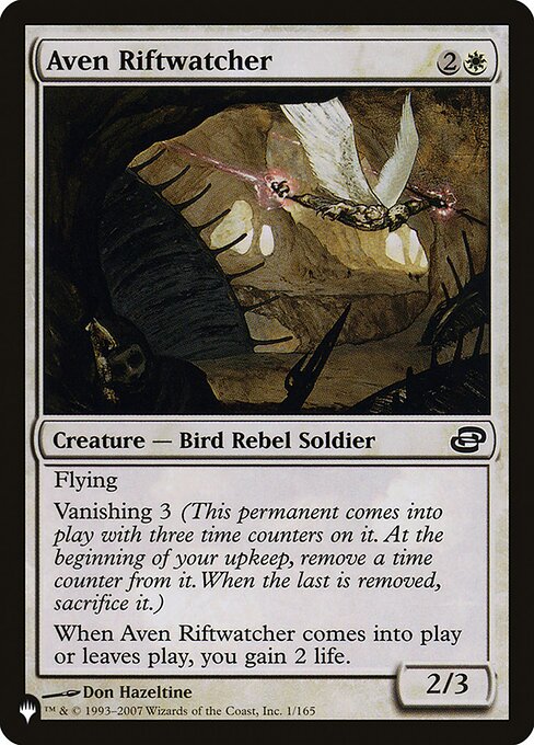 Aven Riftwatcher (PLC-1) - The List - Game On