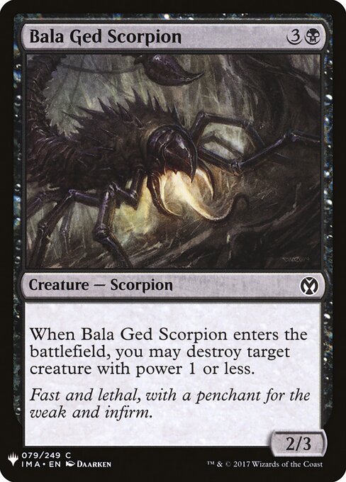 Bala Ged Scorpion (IMA-79) - The List - Game On