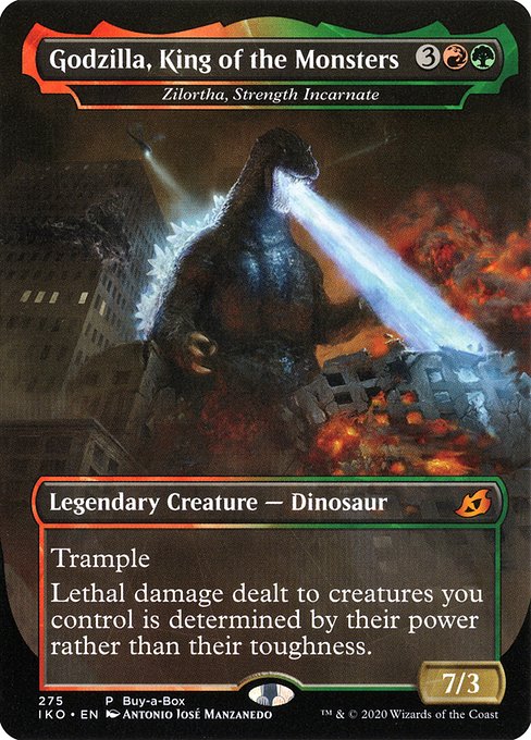 Zilortha, Strength Incarnate (275) - BORDERLESS - FULL ART - Ikoria: Lair of Behemoths - Game On