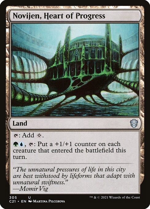 Novijen, Heart of Progress (305) - Commander 2021 - Game On