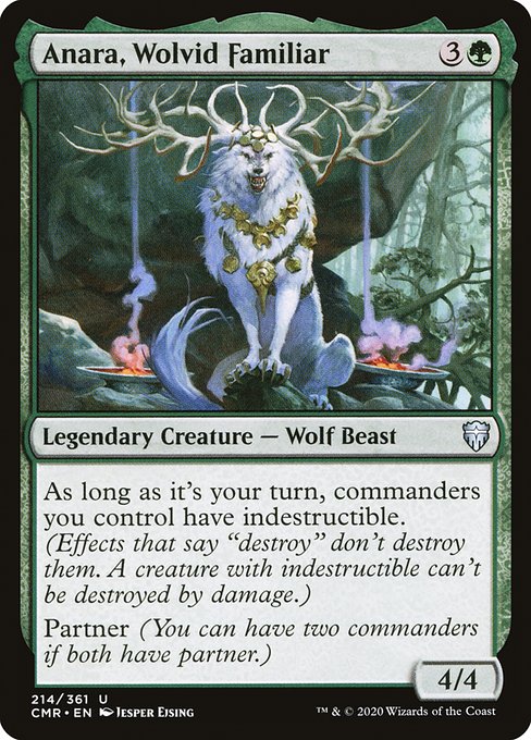 Anara, Wolvid Familiar (214) - Commander Legends - Game On