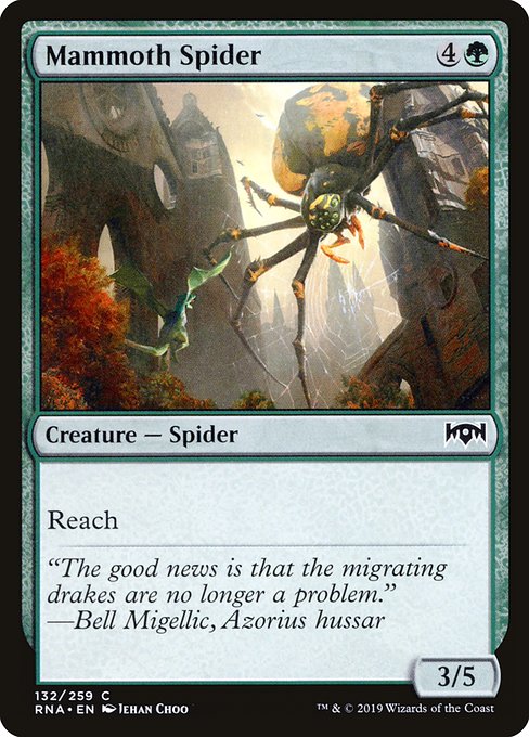 Mammoth Spider (132) (Foil) - Ravnica Allegiance - Game On
