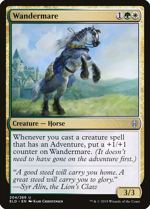 Wandermare (204) (Foil) - Throne of Eldraine - Game On