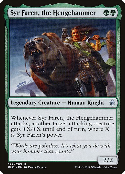 Syr Faren, the Hengehammer (177) - Throne of Eldraine - Game On