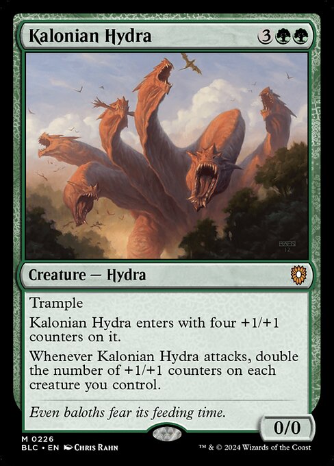 Kalonian Hydra (226) - Bloomburrow Commander - Game On