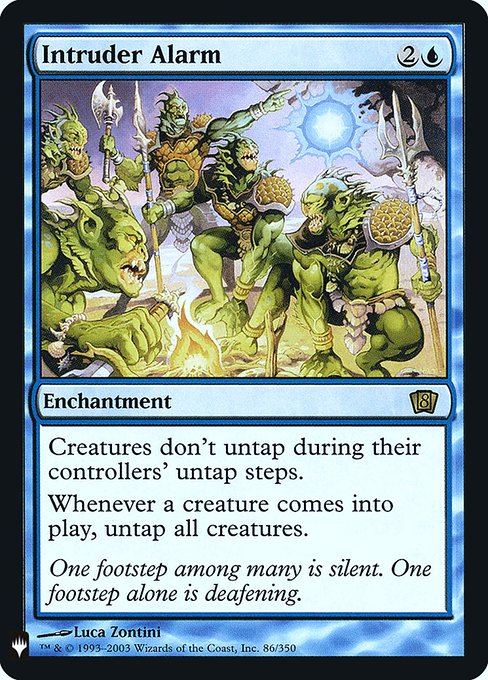 Intruder Alarm (8ED-86) (Foil) - The List - Game On