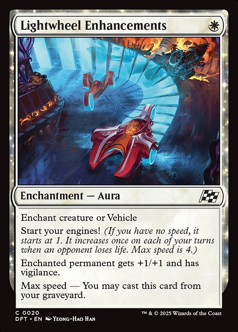 Lightwheel Enhancements (20) (Foil) - Aetherdrift - Game On