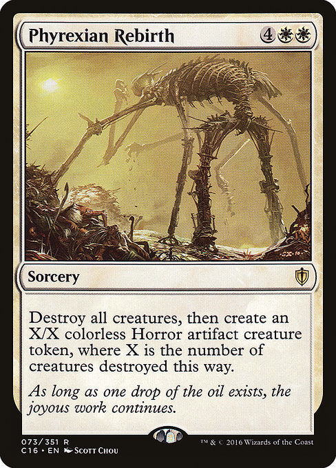 Phyrexian Rebirth (73) - Commander 2016 - Game On