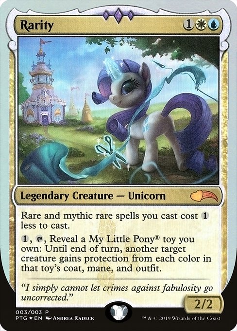Rarity (3) (Foil) - Ponies: The Galloping - Game On