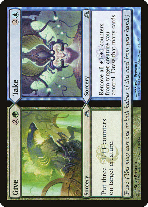Give // Take (129) (Foil) - Dragon's Maze - Game On