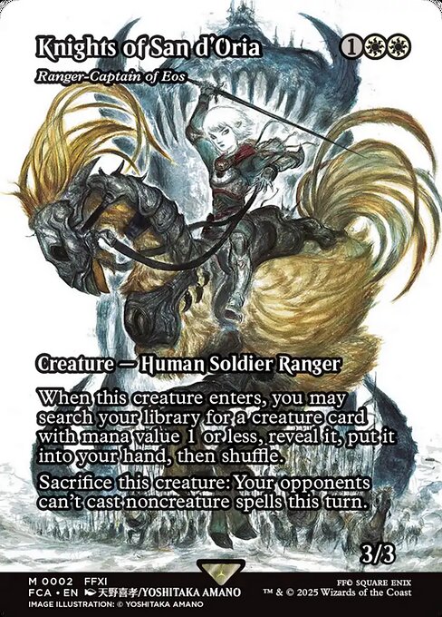 Ranger-Captain of Eos (2) - BORDERLESS - FULL ART (Foil) - Final Fantasy: Through the Ages - Game On