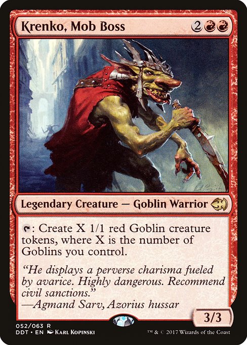 Krenko, Mob Boss (52) - Duel Decks: Merfolk vs. Goblins - Game On
