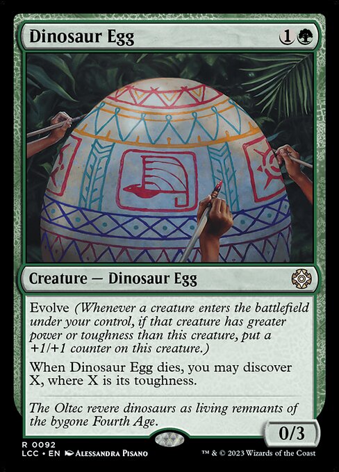 Dinosaur Egg (92) - The Lost Caverns of Ixalan Commander - Game On