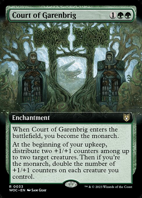 Court of Garenbrig (33) - EXTENDED ART - Wilds of Eldraine Commander - Game On