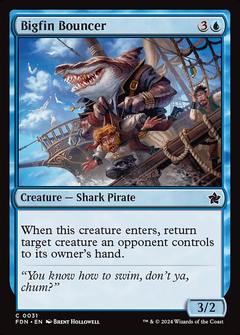 Bigfin Bouncer (31) (Foil) - Foundations - Game On