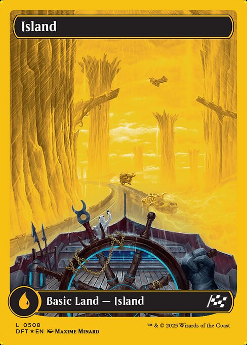 Island (508) - FULL ART (Foil) - Aetherdrift - Game On