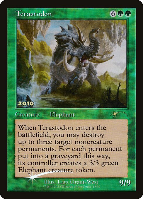 Terastodon (18) (Foil) - 30th Anniversary Play Promos - Game On
