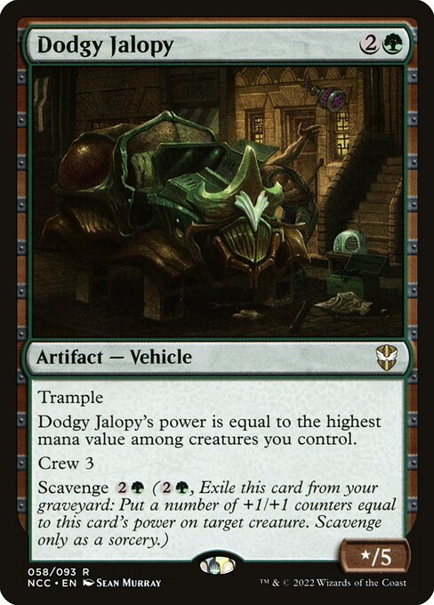 Dodgy Jalopy (58) - New Capenna Commander - Game On