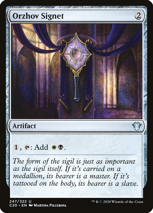 Orzhov Signet (247) - Commander 2020 - Game On