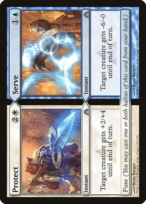 Protect // Serve (131) (Foil) - Dragon's Maze - Game On