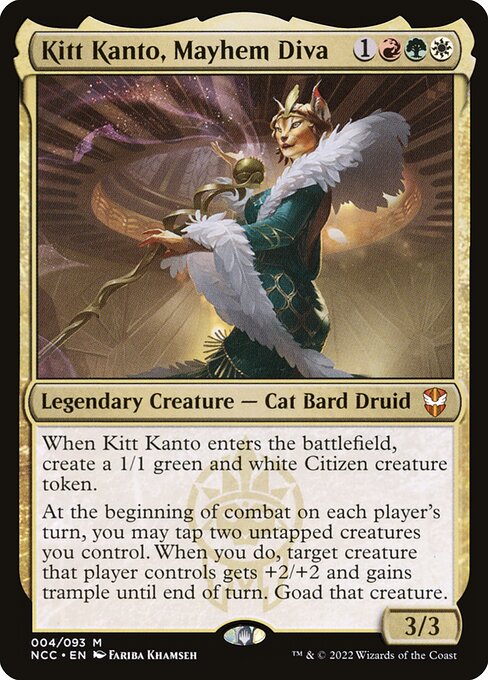 Kitt Kanto, Mayhem Diva (4) (Foil) - New Capenna Commander - Game On