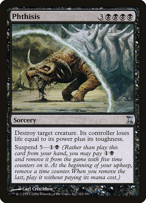Phthisis (122) (Foil) - Time Spiral - Game On