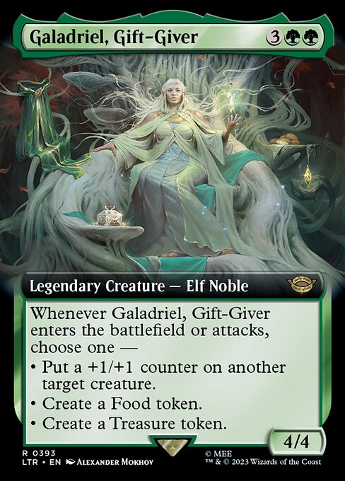 Galadriel, Gift-Giver (393) - EXTENDED ART - The Lord of the Rings: Tales of Middle-earth - Game On