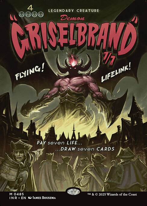 Griselbrand (485) - BORDERLESS - FULL ART (Foil) - Innistrad Remastered - Game On