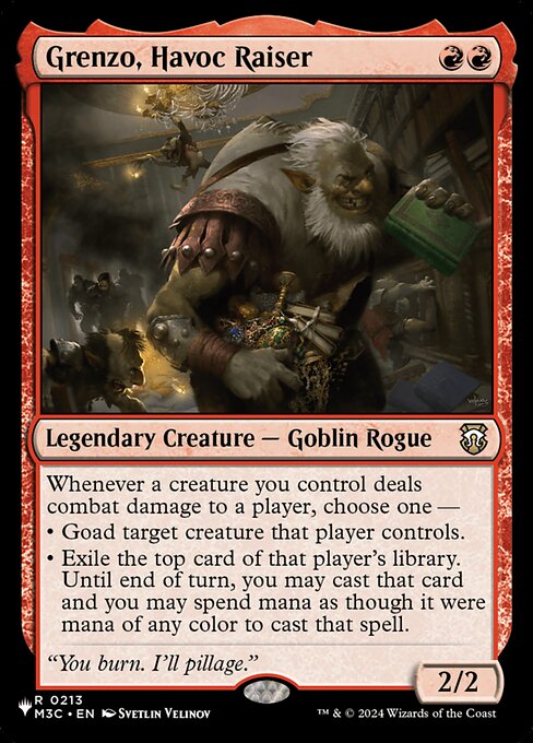 Grenzo, Havoc Raiser (M3C-213) - The List - Game On