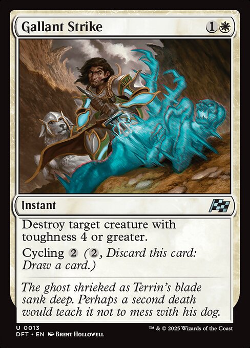 Gallant Strike (13) (Foil) - Aetherdrift - Game On